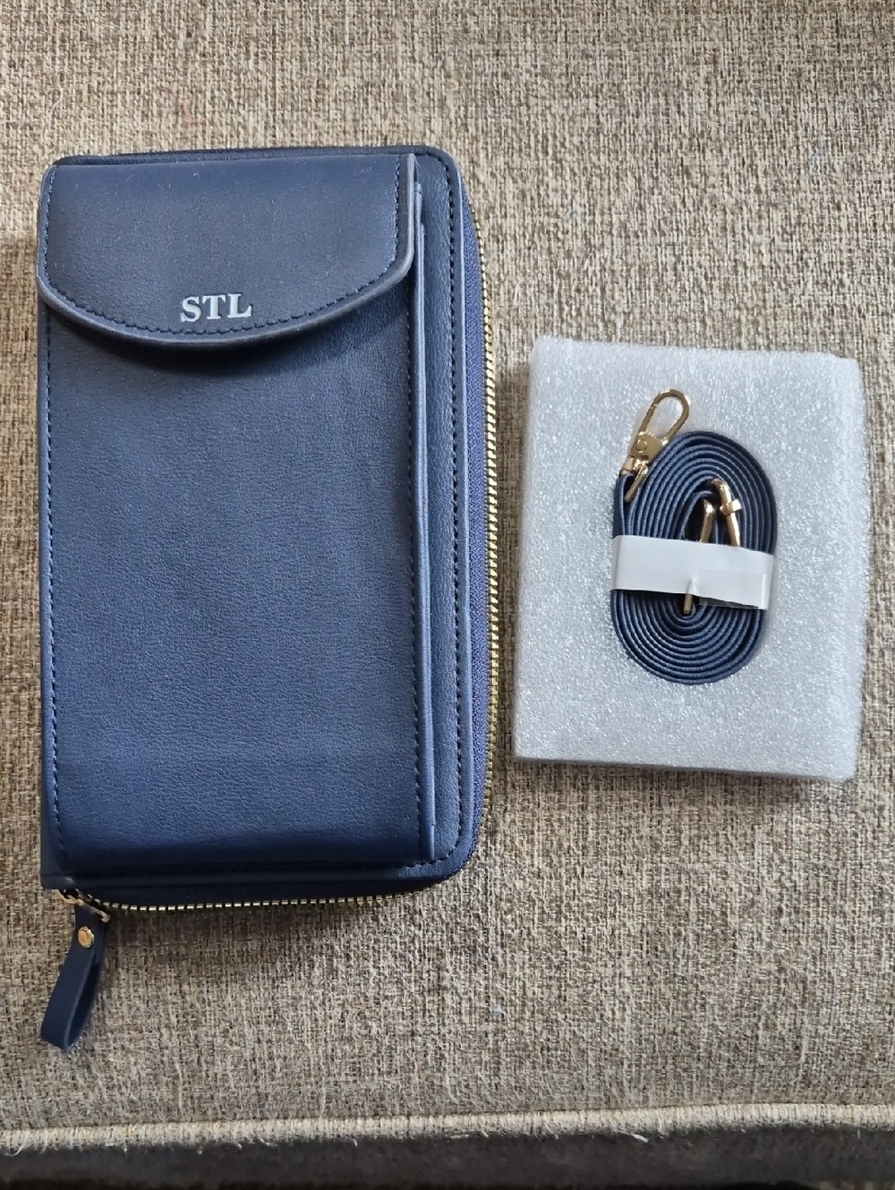 Selena The Label Navy Crossbody Wallet Bag with Detachable Strap